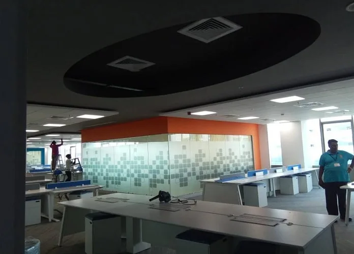 TCS campus HVAC installation